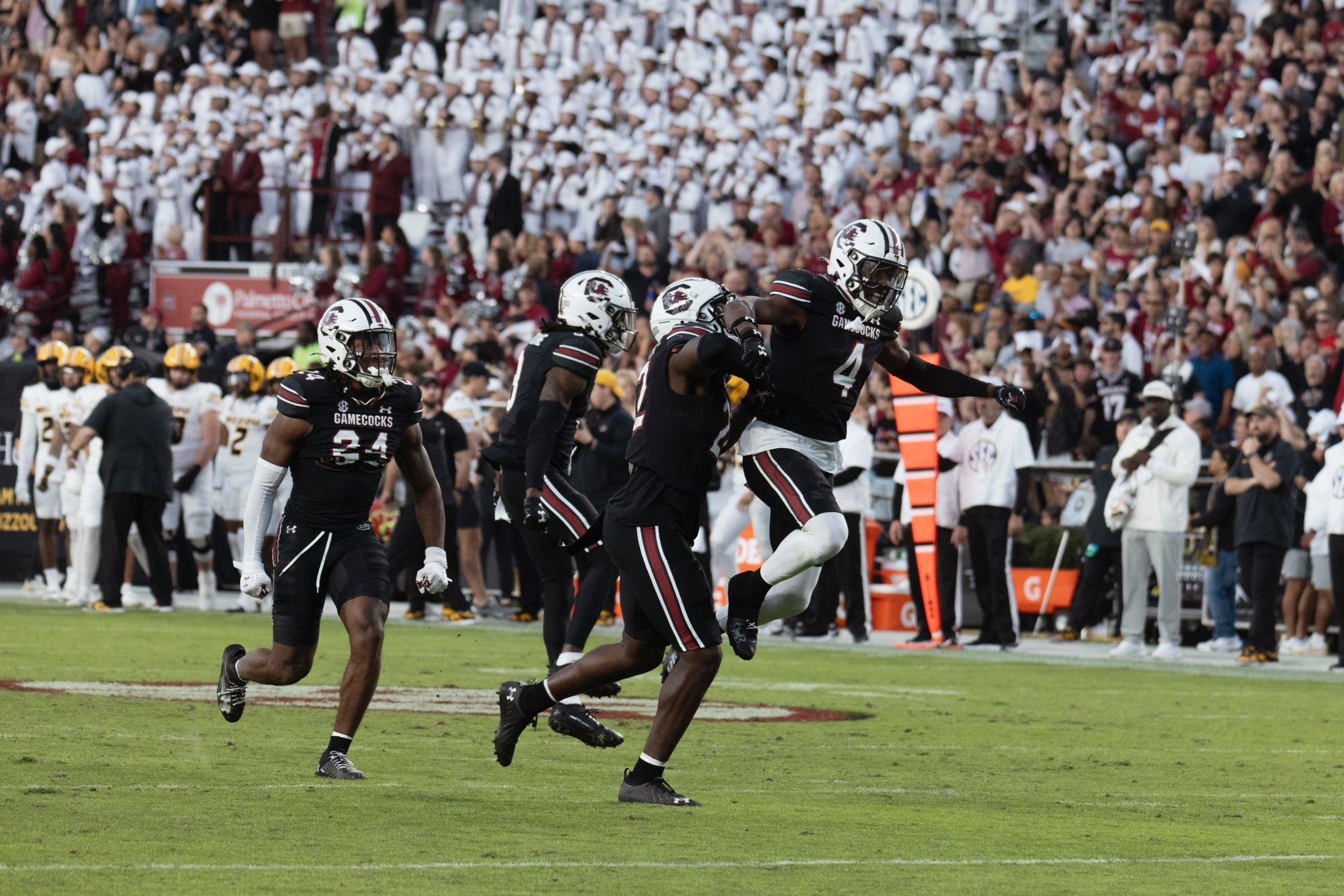 South carolina football celebration