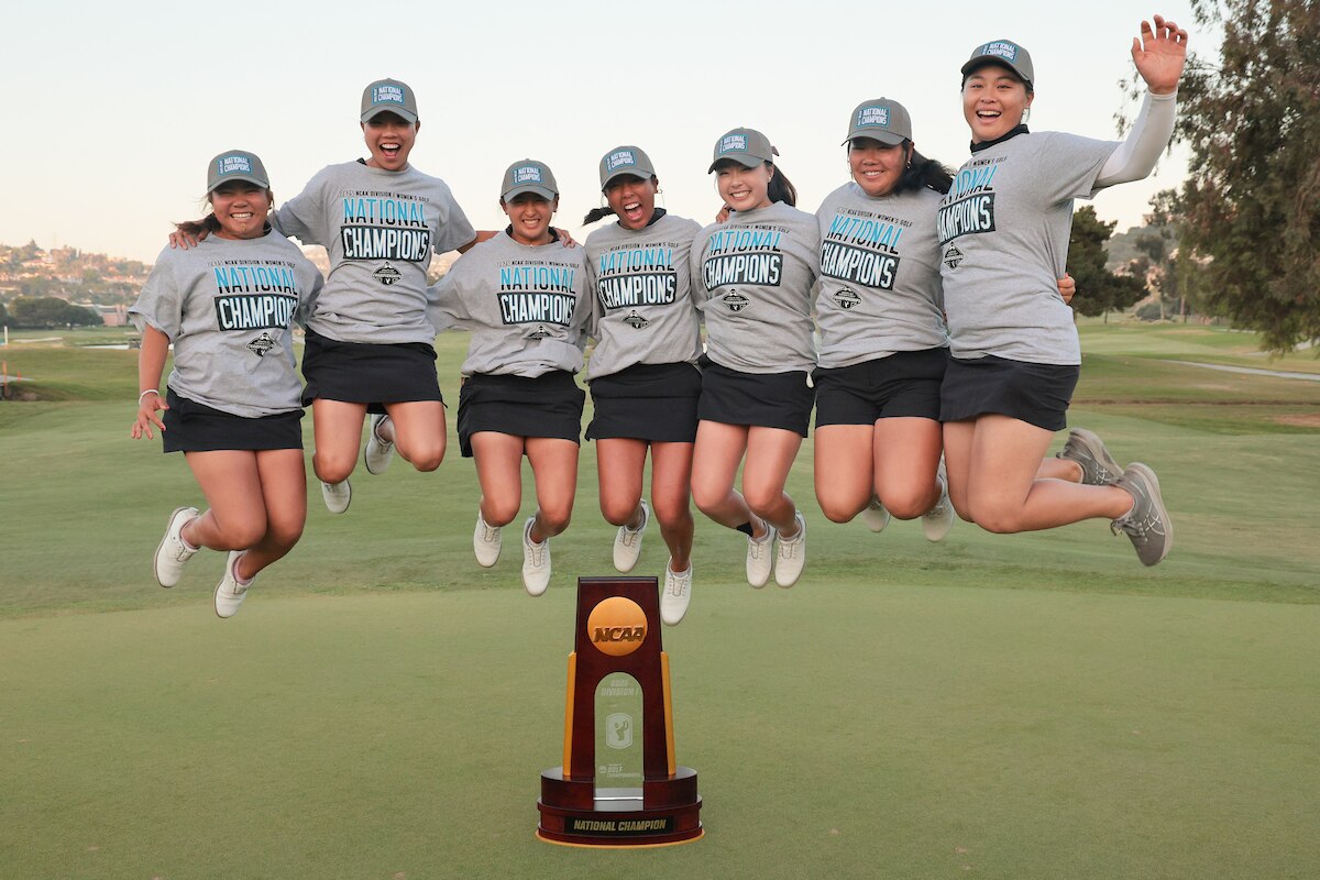 Northwestern beats Stanford to win 2025 DI women's golf title
