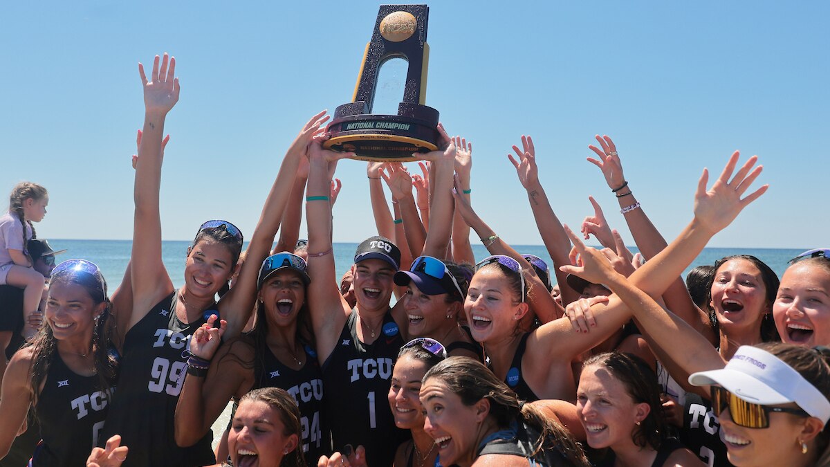 TCU wins 2025 beach volleyball championship
