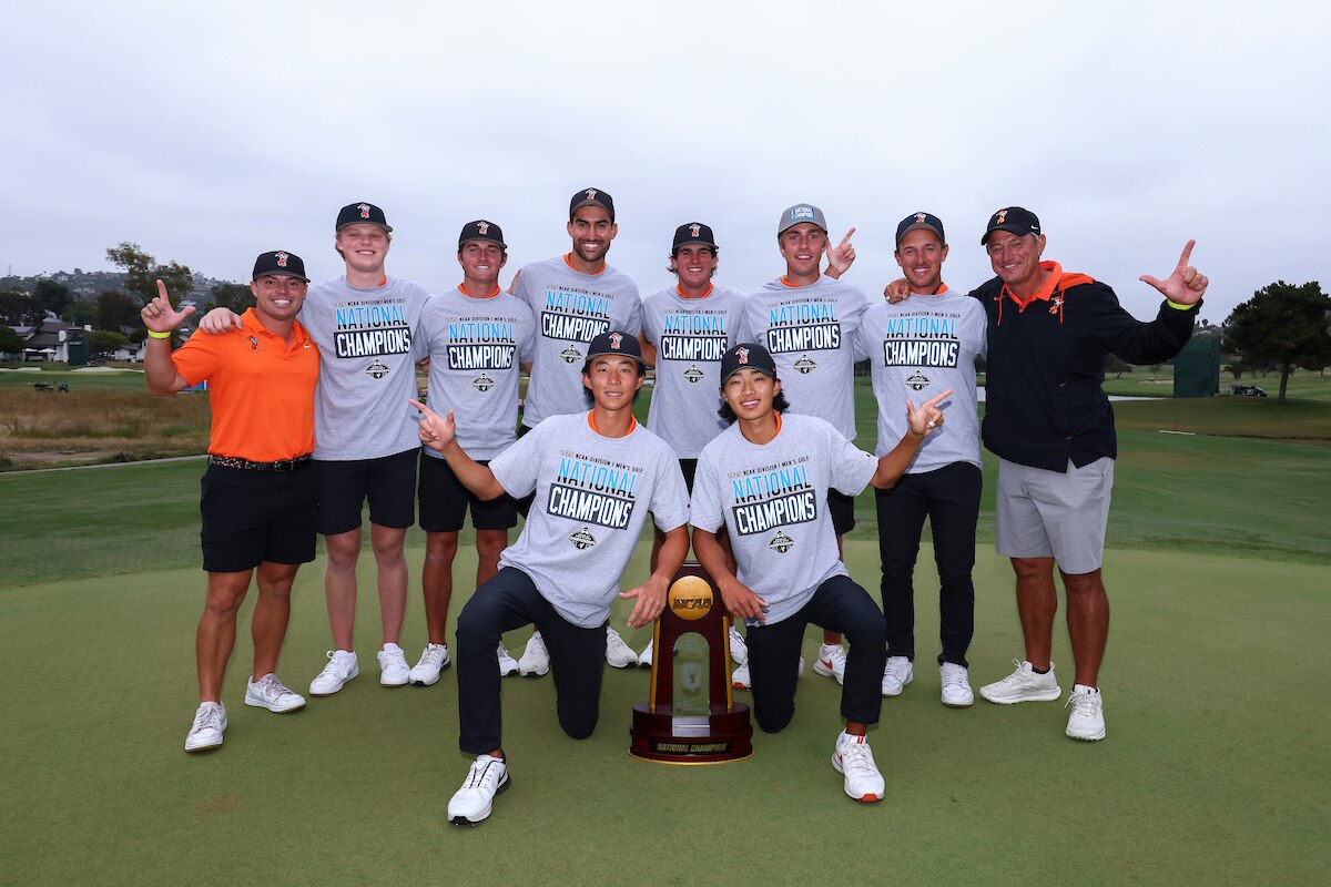 Oklahoma State won the 2025 DI men's golf national championship