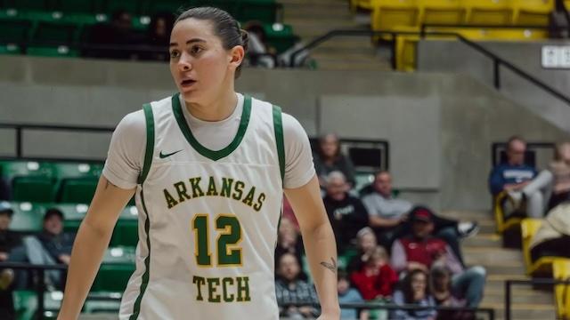 Logan Young of Arkansas Tech women's basketball. 
