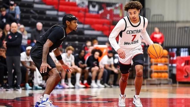 Lazereck Houston of Central Missouri basketball. 